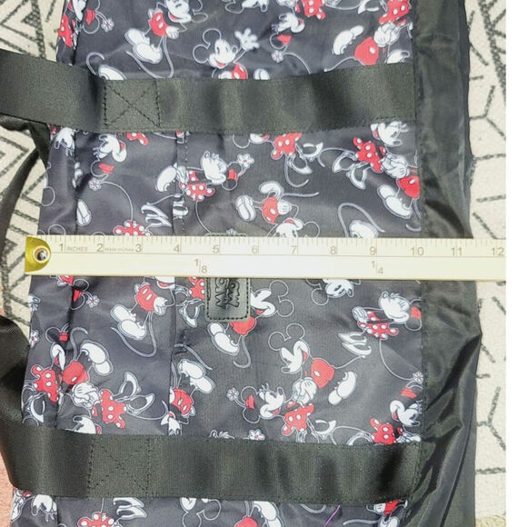 Bioworld Mickey Mouse Weekender Duffel Travel Tote Overnight Bag - Picture 15 of 16
